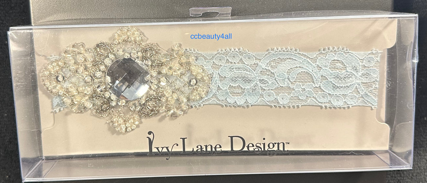 Camila Lace Garter, blue, Medium