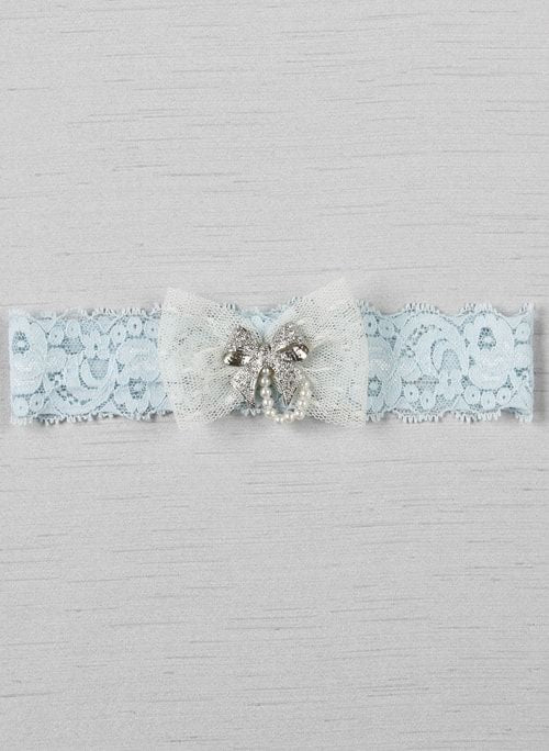 Ivy Lane Blue Lace Garter ILA92110/Blu/MD