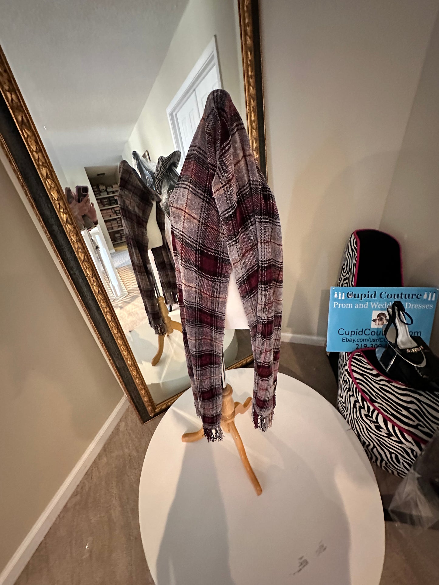 WR9236-Grey Winter Scarf