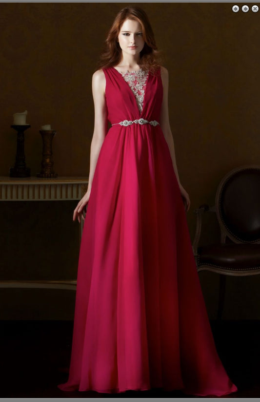 EB4061 Eden Bridals Cranberry