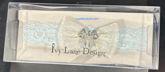 Ivy Lane Blue Lace Garter ILA92110/Blu/MD
